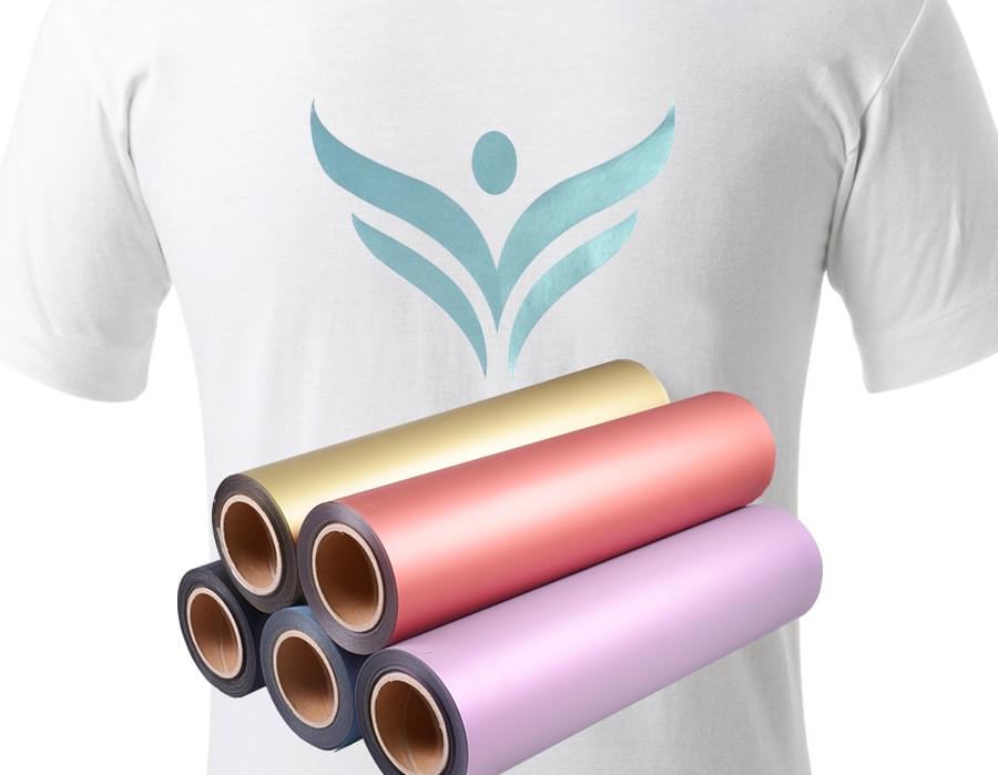 Pearl effect heat transfer vinyl